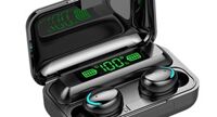 Tai nghe TWS bluetooth 9D kiêm hộp sạc dự phòng tiện lợi V138