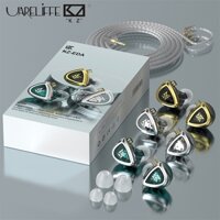 Tai nghe Uareliffe KZ EDA 3Paris Bass / Cân bằng / Hi-Res 3 chế độ âm thanh Tai nghe có dây Bass tốt Màn hình HiFi Tai nghe nhạc khử tiếng ồn