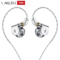 Tai nghe Uareliffe TRN EMX 14,2mm Kích thước lớn Đơn vị năng động HiFi Màn hình trong tai siêu trầm Tai nghe phẳng kim loại Audiophile Giảm tiếng ồn Tai nghe nhạc 3,5 + 2,5 + 4,4mm Phích cắm