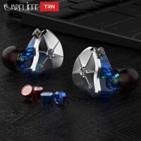 Tai nghe Uareliffe TRN STM 1BA + 1DD Trình điều khiển lai HiFi In Ear Monitor Kim loại IEM Tai nghe cáp có thể tháo rời Tai nghe nhạc giảm tiếng ồn với 3 loại Bộ lọc vòi phun