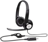 Tai nghe USB H390 mới của Logitech có Micrô khử tiếng ồn, đóng gói số lượng lớn, 5,8 Ounce