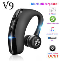 Tai nghe V9 Bluetooth rảnh tay, tai nghe không dây, tai nghe thể thao cho iPhone Samsung