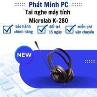 Tai nghe vi tính Microlab K-280 hàng new bảo hành 3 tháng.