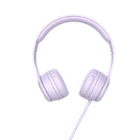 Tai Nghe W21 Graceful Quyến Rũ Chân 3.5mm HocoTặng 5 Dây Quấn Lò Xo - Hàng Chính Hãng  - Tím