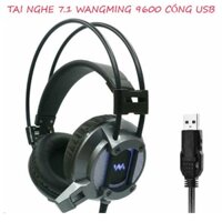 Tai nghe Wangming 9600 7.1 cổng USB Mic ngắn