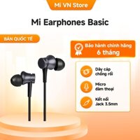 Tai Nghe Xiaomi Mi Basic Nghe Nhạc, Chơi Game, Gọi Điện, Thu âm Jack 3.5mm - Bảo Hành 6 Tháng