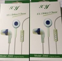 Tai nghe XY - Tai CÓ MIC, đầu nút nhựa ( có iphone và N95)