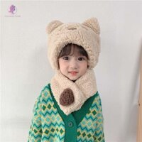 Tài NGUYÊN GIỚI HẠN Mũ Trẻ Em Khăn Anpanman Bé Trai Thu Đông Giữ Ấm Mickey Bé Gái Sang Trọng Mũ Hoạt Hình