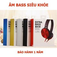 Tai Phone Nghe Nhac Tai Phone Nghe Nhac Hay,Tai Nghe Trùm Tai Có Dây Extra Bass XB450AP Chất Liệu Uốn Dẻo