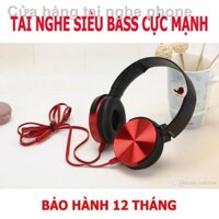 ☇▼Tai Phone Nghe Nhac Tai Phone Nghe Nhac Hay,Tai Nghe Trùm Tai Có Dây Extra Bass XB450AP Chất Liệu Uốn Dẻo , Thiết Kế C