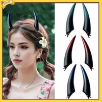 Tại| Rạp Hát Tóc Kẹp Tóc Gothic Đậm Demon Horn Kẹp Tóc Cho Halloween Cosplay Đảng Đông Nam Á Người Mua Yêu Thích