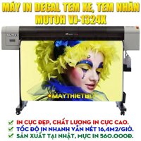Tại sao nên chọn Máy in decal tem xe, tem nhãn Mutoh VJ-1324X