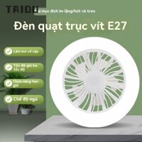 TAIDU E27 quạt đèn phòng khách phòng ăn phòng ngủ quạt trần im lặng Gió mềm tối giản đèn trần chiếu sáng led