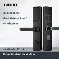 TAIDU Ổ Khóa Mật Khẩu Vân Tay Thông Minh An Toàn Tiện Dụng Cho Gia Đình khóa vân tay Khóa thông minh này không đi kèm thân khóa