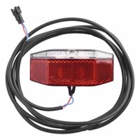 Taillight 1 Thành phần 90x40mm Phụ tùng xe đạp điện Đèn hậu màu đỏ