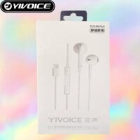 Tai nghe dây Yivoice P20 Mix chân cắm Lightning dùng nghe nhạc và đàm thoại cho các dòng điện thoại iphone- Hàng chính hãng