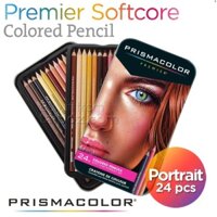 [TAIPOZ] - Bộ Màu Da 24 Cây Chì Màu Prismacolor Premier, Hộp Thiếc