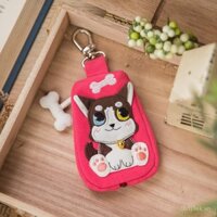 Taiwan Bobo Cat Mèo hoạt hình dễ thương, túi đựng chìa khóa mini đa chức năng bằng vải sáng tạo Hàn Quốc