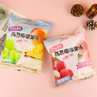 Taiwan Jingjing 500g Thạch Dừa Konjac Hương Mận Xanh Xoài/Đào Trắng Thạch Snack Giải Trí