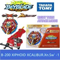 Takara Tomy  Beyblade Burst BU Starter Set  w/ Launcher  B-200 Xiphoid Xcaliber.Xn.Sw' -1 Spinning Tops Toy