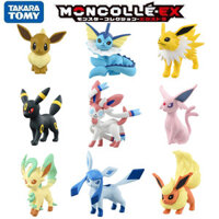 Takara Tomy Pokemon Eevee PVC Nhân Vật Hành Động Umbreon Espeon Sylveon Glaceon Jolteon Anime Hình Đồ Chơi Mô Hình