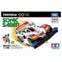 Takara Tomy Tomica Premium Không giới hạn Let 's & Go Đồ chơi Sonic Sabre Mini 4WD
