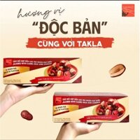 Takla Táo đỏ kẹp sữa lạc đà nhân hạt điều hộp 20 viên.