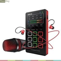 Takstar MX1 mini SET - Combo sound card hát live stream  nhỏ gọn – BINAI