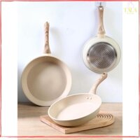 [TALA] Chảo Chống Dính Vân Đá Kiểu Nhật Các Size 20-28cm, Chảo Chống Dính Nhật Bản Đun Được Các Loại Bếp Kể Cả Bếp Từ