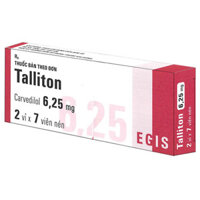 Talliton 6,25mg điều trị đau thắt ngực ổn định mạn tính