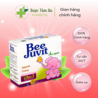 Tâm An Siro BeeJuvit Ăn Ngon dành cho người biếng ăn, tiêu hóa kém, suy nhược, gầy yếu mệt mỏi hộp 20 ống
