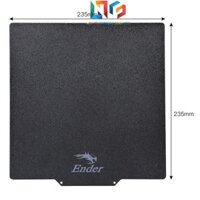 Tấm bàn in Black PEI Magnetic Flexible Steel Plate 235*235*0.4mm cho máy in 3d Creality Ender 3 & Ender 5..