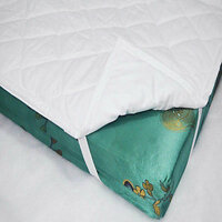 Tấm bảo vệ nệm chống thấm nước 3 lớp - Vải cotton Thắng Lợi chần gòn - Màu trắng