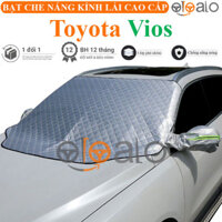 Tấm bạt che nắng kính lái gương chiếu hậu dành cho xe ô tô Toyota vios 3 lớp cao cấp - PHUKIENXE