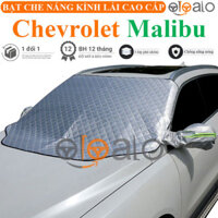 Tấm bạt che nắng kính lái gương chiếu hậu dành cho xe ô tô Chevrolet Malibu 3 lớp cao cấp - PHUKIENXE