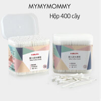 Tăm bông cho bé MISUTA  hộp 400 cây