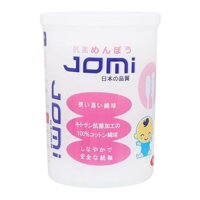 Tăm bông cho bé thân giấy kháng khuẩn Jomi đầu tròn và đầu xoắn hũ 160 cây