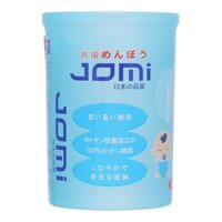 Tăm bông cho bé thân giấy kháng khuẩn Jomi đầu tròn hũ 200 cây