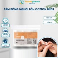 Tăm bông Cotton Buds Bông Bạch Tuyết dùng vệ sinh tai, chăm sóc vết thương - Gói 42 que