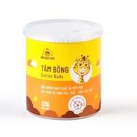 Tăm bông cotton buds for kids bạch tuyết (hủ tròn/336 que)