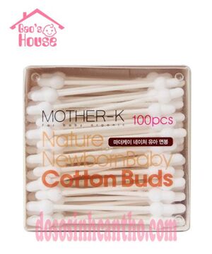Tăm bông dành riêng cho sơ sinh MotherK Hàn Quốc K-Mom (100c) - KM13040