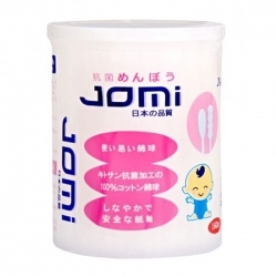 Tăm bông kháng khuẩn jomi dành cho trẻ em - hộp 160 que