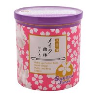 Tăm Bông Kháng Khuẩn Sakura Trang Điểm TB07