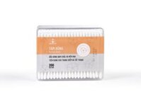 Tăm bông Kotton Bạch Tuyết  hộp chữ nhật (200 que)