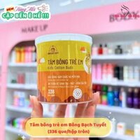Tăm bông trẻ em Bông Bạch Tuyết (336 que/hộp tròn)