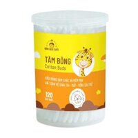 Tăm bông trẻ em cotton buds for kid bạch tuyết (hủ tròn/120que)