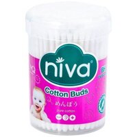 Tăm bông trẻ em Niva Baby Cotton Buds BH1 vệ sinh tai, mũi (150 que)