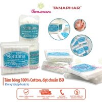 Tăm bông trẻ em Softtana vệ sinh tai, mũi - Lốc 12 lọ hoặc 12 túi cho bé