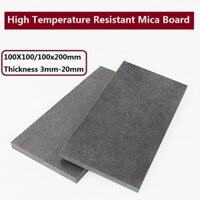 Tấm cách nhiệt khuôn Chịu nhiệt độ cao 1000°C Mica Board 100x100 / 100x200mm Tấm cách nhiệt chống cháy công nghiệp và chống cháy Bảng cách nhiệt -1 / 2 miếng
