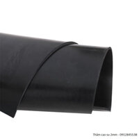 Tấm cao su dày 2mm (KT: 0.5m * 1m) dùng làm gioăng, trải sàn, chịu nhiệt, giảm chấn, chịu dầu